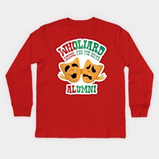 Wholiard School for the Arts Alumni Kids Long Sleeve T-Shirt